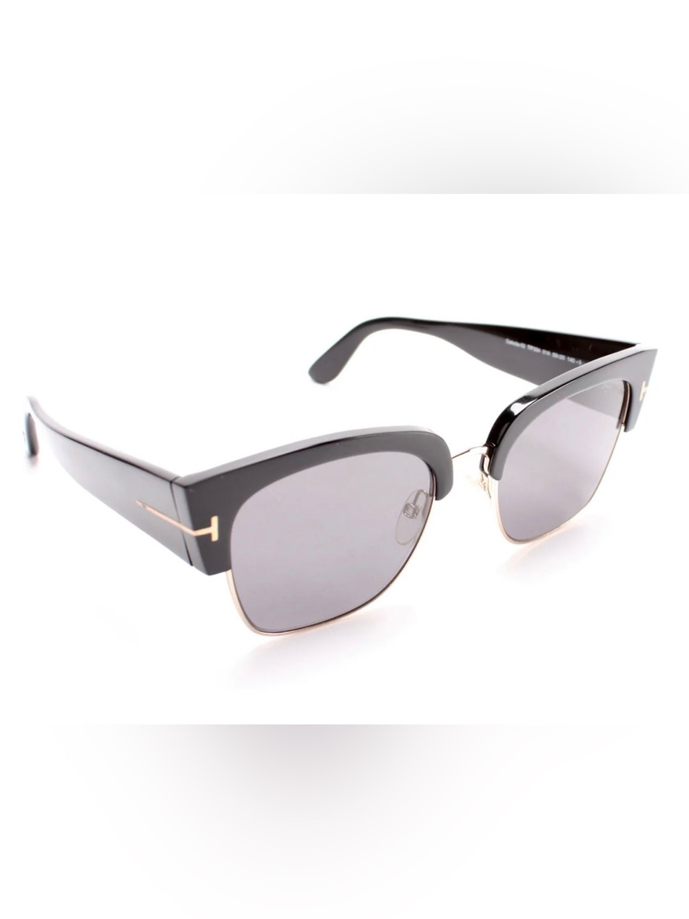 Authentic Tom Ford Dakota-02 TF554 01A Black Gold Sunglasses